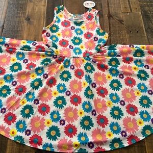 Dot Dot Smile size 5/6 or 8/10 girls bright daisy tank twirl dress new